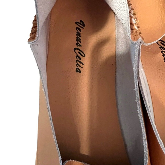 Venus Celia Women's Tan Moccasins Natural Comfort Leather Loafer Size 42(10) - Picture 8 of 13